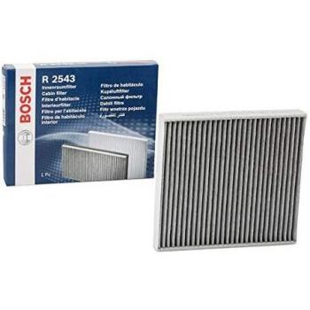 Bosch Automotive R2543 - Filtro de habitáculo carbón activo, 1 Unidad