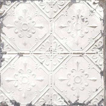 Papel de pared Dutch Wallcoverings Blanco Tin Ceiling