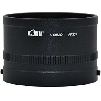 Kiwifotos – la-58mx1 58 mm lente tubo adaptador para cámara Pentax MX-1