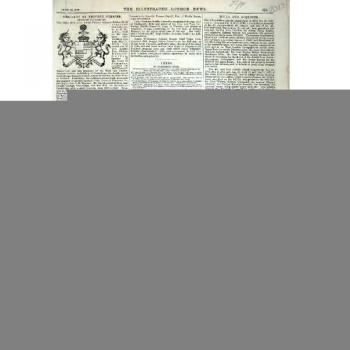 1877 Veintidós Páginas Ilustraron el Papel de las Noticias de Londres [Cocina y el Hogar]