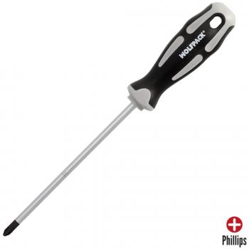Wolfpack Destornillador Phillips Acero S2 - PH 2 X Ø 6,0 X 150 Mm