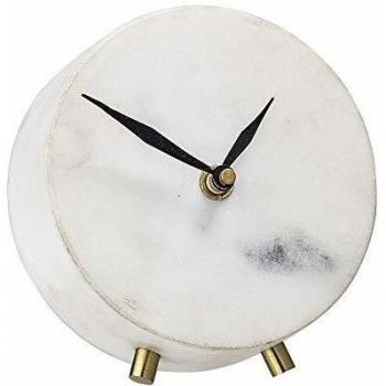 Bloomingville Reloj, blanco, mrmol