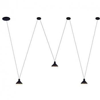 Lámpara Colgante LED Antares 3 Luces 24W 3000K Negro