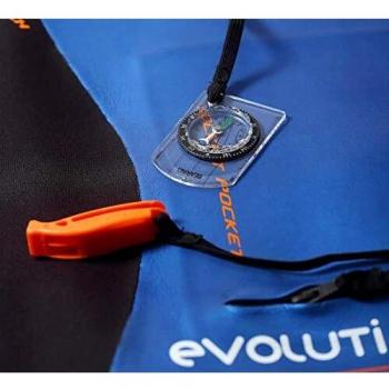 ZONE3 Men's Traje de Neopreno Swim-Run Evolution, Hombre, Negro/Rojo/Azul, M