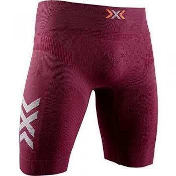 X-Bionic Pantalones Cortos para Mujer. Negro/Blanco ártico XL