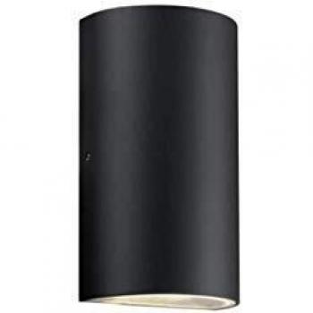 Aplique de exterior Nordlux LED Rold negro curvado 2x5 W