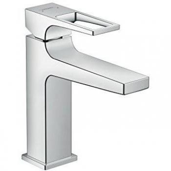 Hansgrohe 74506000 Metropol 110 Grifo de lavabo con vaciador automático, Cromo, 110 mm