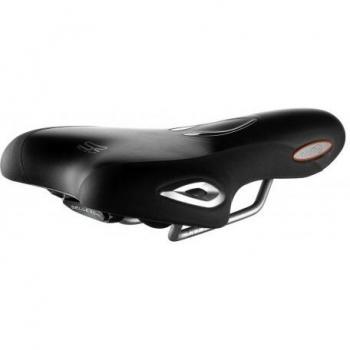Selle Royal Looking Athletic - Sillín para bicicleta, color negro y plateado