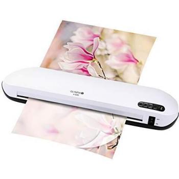 Laminadora Olympia A 3250, Hecho para laminado en caliente y frío, formatos hasta DIN A3, color blanco