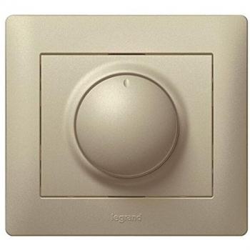 Legrand galea life - Tapa+boton mando.rotativo para regulador luz titanio