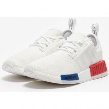 Adidas Originals Men's NMD R1 Sneakers in Cloud White