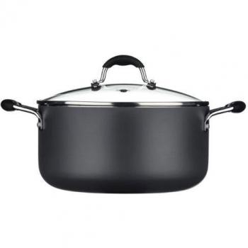 Premier Housewares - Cazuela de 26 cm de aluminio con capa interior antiadherente de ceramica  - sorted