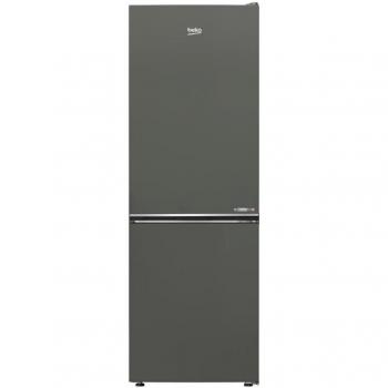 Beko B5RCNE365HG Frigorífico Combi Clase D 316L No Frost HarvestFresh Libre Instalación Acero Inoxidable Antihuellas Gris Manhattan 1.86m