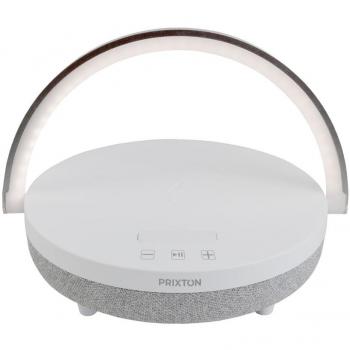 Altavoz Bluetooth con Cargador Inalámbrico y Lámpara LED - Multifunción
