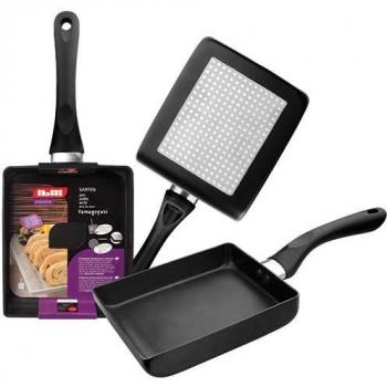 Sartén Ibili Tamagoyaki 15x18 cm Aluminio Compatible con Todas las Cocinas (6 Unidades)