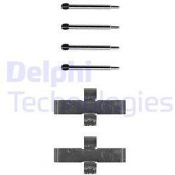 Kit de accesorios, pastillas de freno de disco DELPHI LX0013