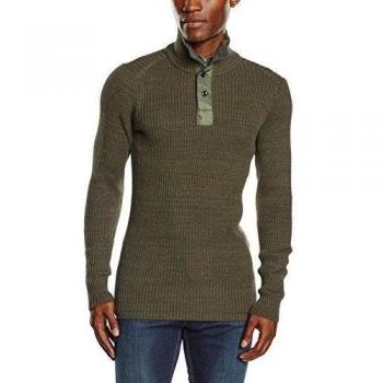 G-STAR Effo turtle 1/2 zip knit-suéter Hombre    Grün