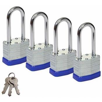 SEPOX - Candados de seguridad laminado impermeable con 2 llaves