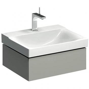 Mueble bajo lavabo Geberit Xeno2, 58x22x46.2cm, con un cajón, color greige mate