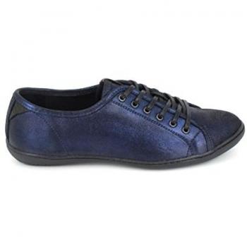 TBS - Zapatos de cordones para mujer, azul