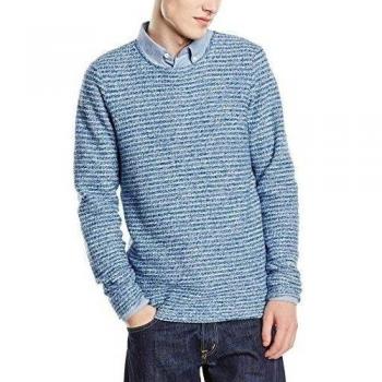 JACK & JONES JORORLANDO KNIT CREW NECK-suéter Hombre    Azul