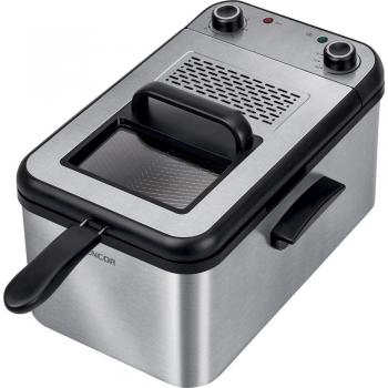 Freidora SENCOR SFR 7200SS Acero Inoxidable 3,2L 2200W con Temporizador y Filtro