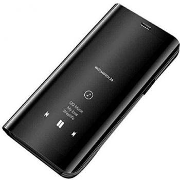 Funda Libro Horizontal Clear View Negra para Samsung Galaxy A20E