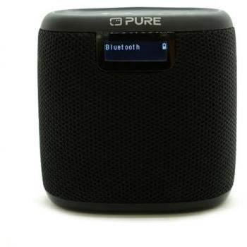 Altavoz Portátil Bluetooth Pure Woodland Mini Impermeable con Radio DAB+ y FM, Negro