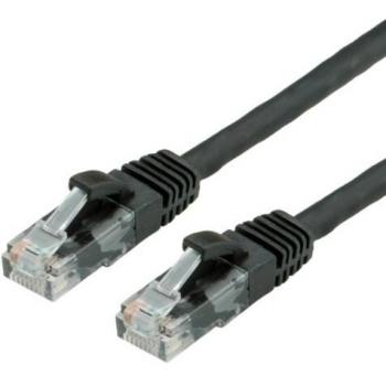 LATIGUILLO RJ45 10 M. CAT.6 UTP AWG 24 CCA LIBRE DE HALOGENO NEGRO VALUE