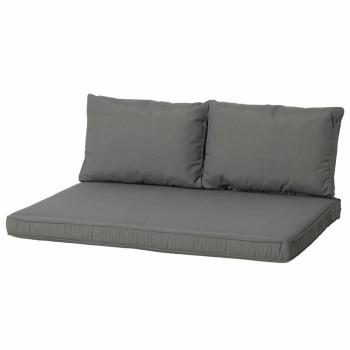 Madison Conjunto de cojines de palets Panama Color Gris, Taupé, Verde salvia - Cojín Decorativo de Asiento para muebles de salón