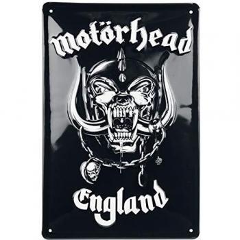 Motörhead England Multicolor Metal Sign - Unisex Standard Decor