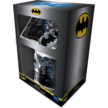 Pack Regalo Batman Graffiti Hero con Taza, Posavasos y Llavero
