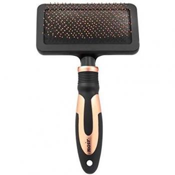 Cepillo Suave Negro Ebi para Perros y Gatos 20X12 Cm