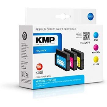 Cartucho de tinta KMP 1748,4050 para impresoras - Cartucho de tinta H166 CMYK Multipack HP 953 XL