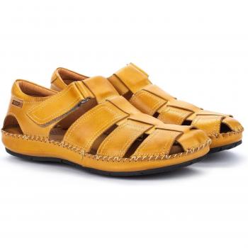 Sandalias Pikolinos Tarifa de Piel para Hombre Color Miel