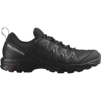 Salomon - Botas de montaña de hombre X Braze GTX, Zapatilla trekking hombre, Color Negro, Talla 46 2/3, con tecnología Gore-Tex