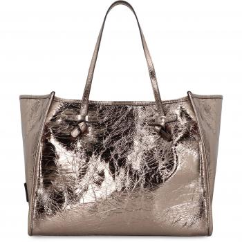 Gianni Chiarini Marcella Smooth Leather Tote Bag in Gold, Size: OS, Female