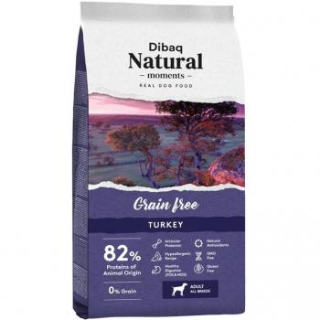 Dibaq Natural Moments Grain Free Turkey Adult Dog Food 12kg