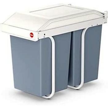 Hailo AR3659-001 Cubo de Reciclaje, Gris/Blanco, Centimeters