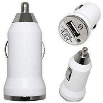 MINI USB CARGADOR DE COCHE BLANCO OZZZO PARA ASUS ZenFon 2 ZE500CL