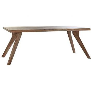 Mesa de Comedor DKD Home Decor Marrón Natural Madera de Acacia 200 x 90 x 77 cm