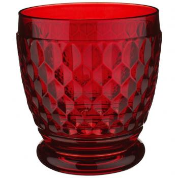 Villeroy & Boch Boston Coloured Vidrio, 330 mililitros, Cristal, Rojo, 100mm