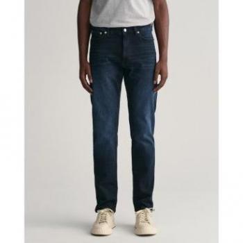 Men's Gant Extra Slim Fit Active Recovery Denim Jeans - Blue (30/32)