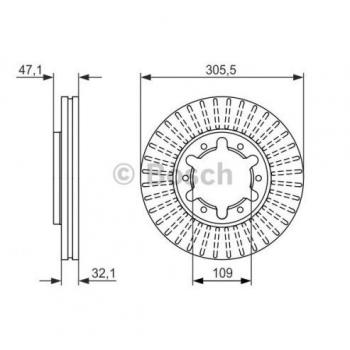 Bosch 986479359 disco de freno
