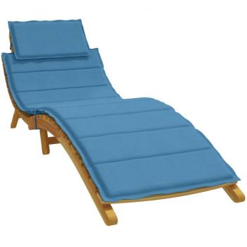 Cojín cama solar Mélange azul 186x58x3cm