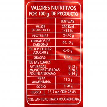 Luengo Lenteja Rápida, 1kg