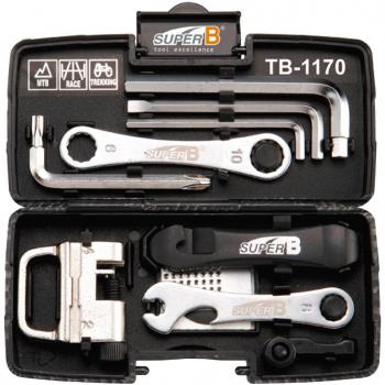 Kit de Herramientas Multiusos Super B 24 en 1 - Compacto y Ligero para Bicicleta