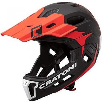 Casco Cratoni C-Maniac 2.0 MX MTB Negro-Rojo S-M (52-56 cm)