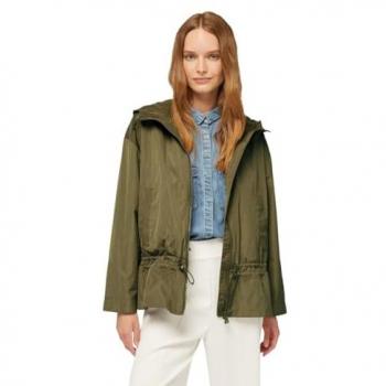 Parka Larga Geox Bulmya para Mujer - Verde Oliva Reciclado