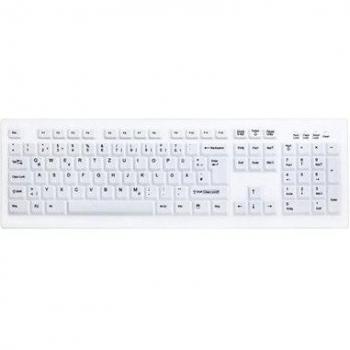 CHERRY Active Key Teclado Lavable-Desinfec Pad Num, Blanco